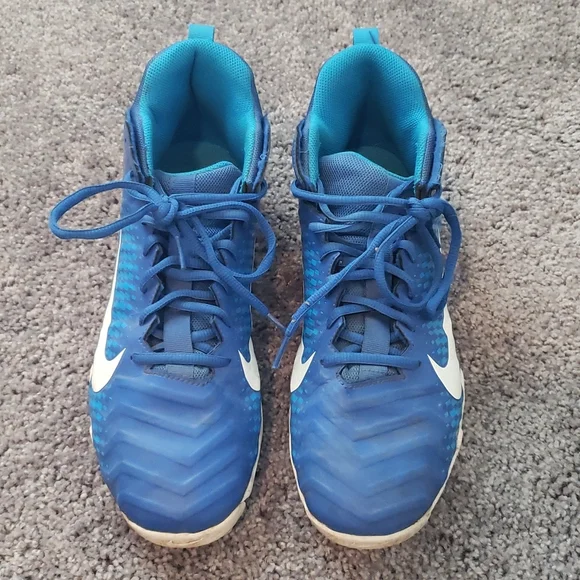 Nike Alpha Menace 2 Shark Cleats, Black, 11 - Picture 1 of 7